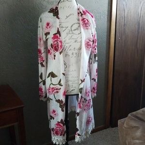 Floral cardigan